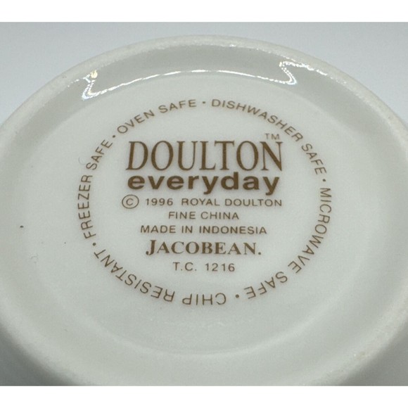 Vintage 1996 Royal Doulton Everyday TC1216 JACOBEAN Cup only - Elegant‎ - Picture 3 of 9